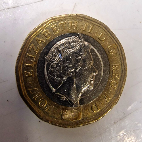 2017 one pound coin - £1,