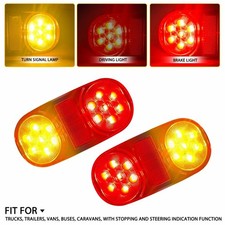 2x 12V LED Rear Tail Stop