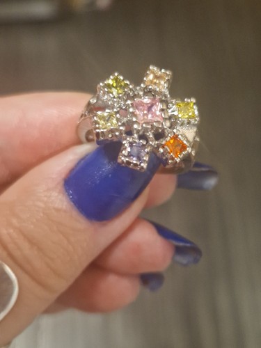 New multi gemstone - new, ring