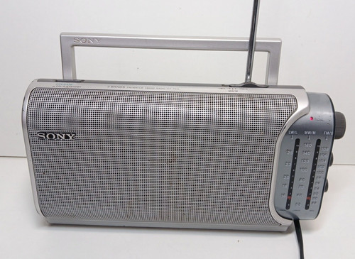 Sony radio icf - sony, silver