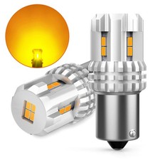 2X 1156 Led Bright Amber DRL