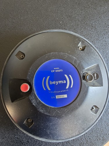 Beyma c650ti compression - c650ti,