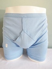 Vintage 1980s Mens Trunks Pants Jockey Underpants Unused Blue Y Fronts 42"