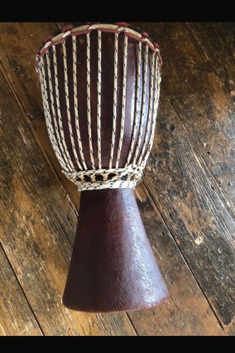 Djembe african beautiful drum - african,