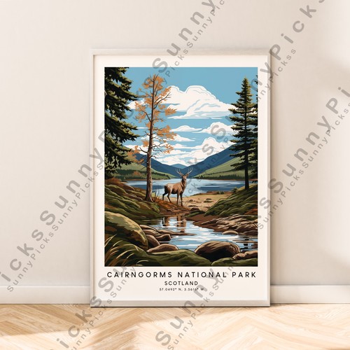 Scotland illustration art - scotland,