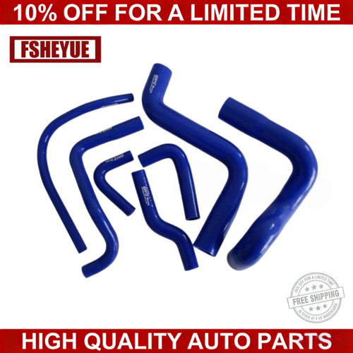 Blue silicone radiator - radiator, hose