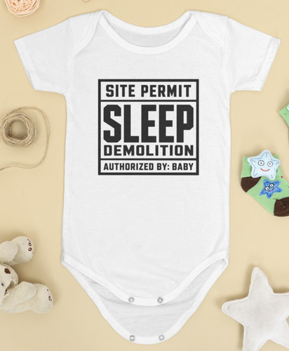 Sleep demolition permit - permit, funny