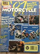 Motorcyclist Magazine (US Magazine) - Buyer's Guide - 1987