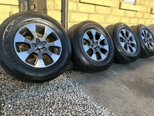 Jeep Wrangler Overland 18 Inch Diamond Cut Alloy Wheels 7mm+ Bridgestone H/T’s!