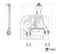 Febi Bilstein Control Arm Suspension 176062 for Land Rover