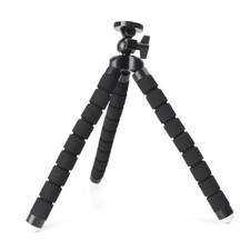 26cm Portable Mini Flexible Tripod Octopus Stand Gorilla Fit Gopro Camera Black