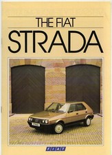 Fiat Strada II 1985-87 UK Market Brochure 60 70 CL 85 Super Abarth 130 TC Ritmo