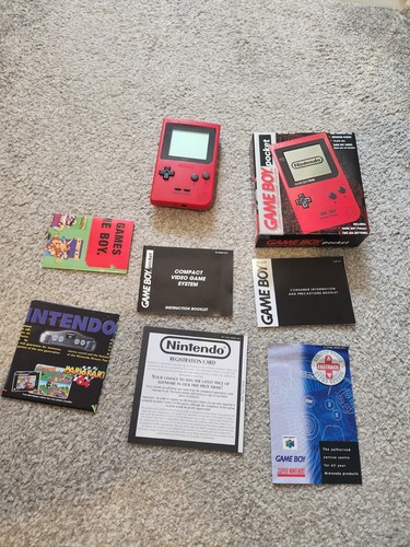 Gameboy pocket boxed and - pocket,