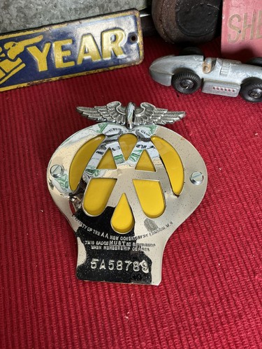Vintage car badge aa - vintage,
