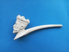 Rare Antique Clay Pipe King