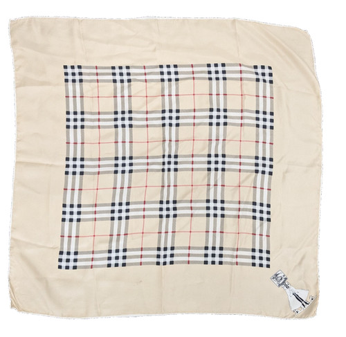 Vintage burberry silk scarf - vintage,