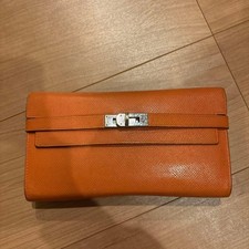 HERMES Kelly Orange Veau Epsom