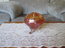 VINTAGE RETRO IRIDESCENT AMBER