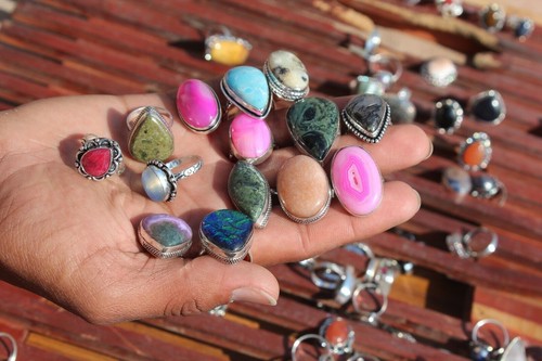 Jasper mix gemstone - jasper,