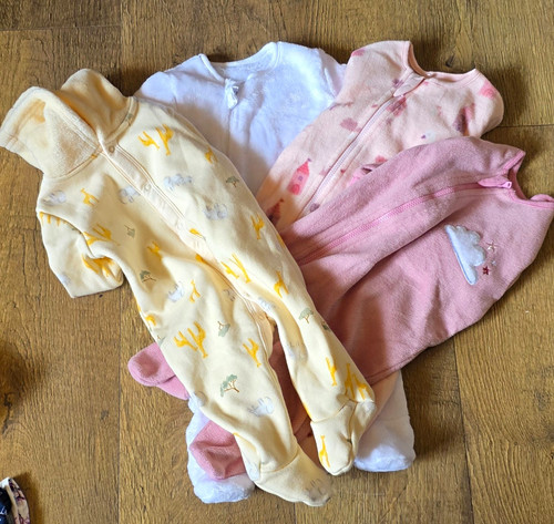 Newborn girl bundle babygrows - bundle,