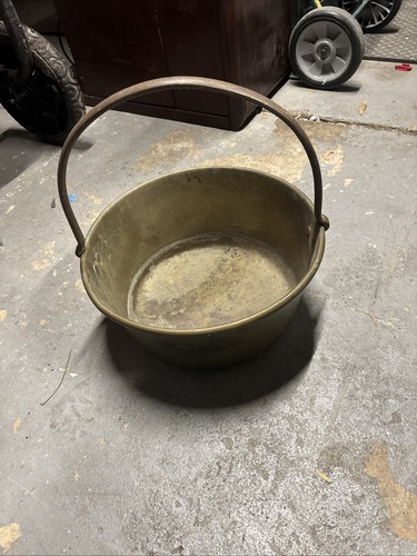 Heavy antique brass jam - antique,