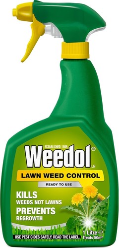 Weedol lawn weedkiller ready - lawn,