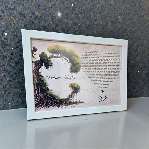 Personalised mom tree print - personalised,