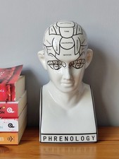 Porcelain Phrenology Head
