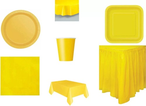 Solid colour party plates - party,