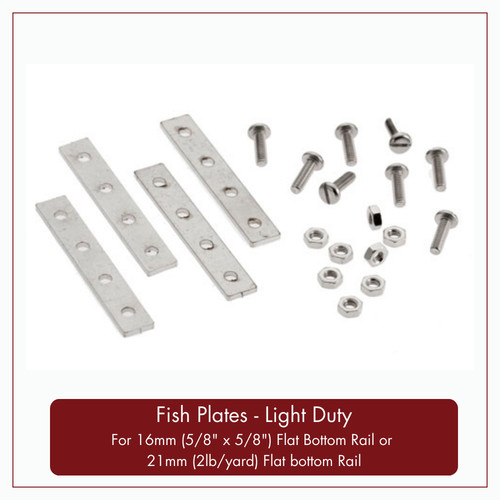Set fish plates light - -,