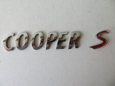 BMW MINI COOPER S R53 BOOT