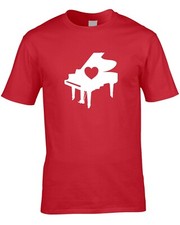 Grand Piano Heart Cool Men's