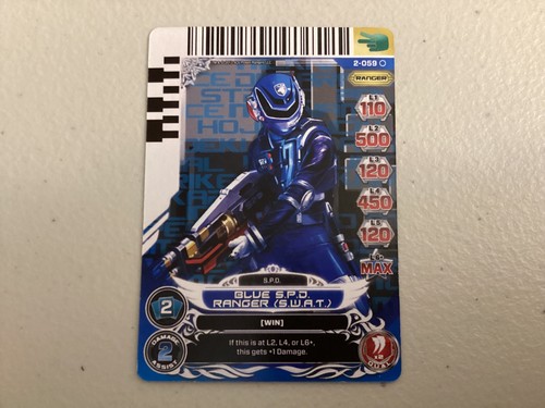 Power rangers action card game - card,