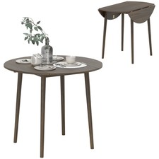 Homcom foldable dining table - dining,