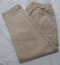 Wrangler Rugged Wear jeans beige 40" waist 29" inside leg 100% cotton