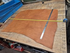 Veg tan hide leather - hide, 2.6mm
