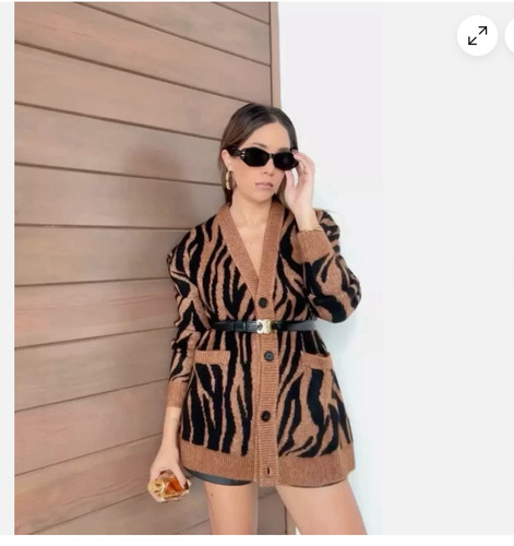 Zara animal jacquaard - animal,