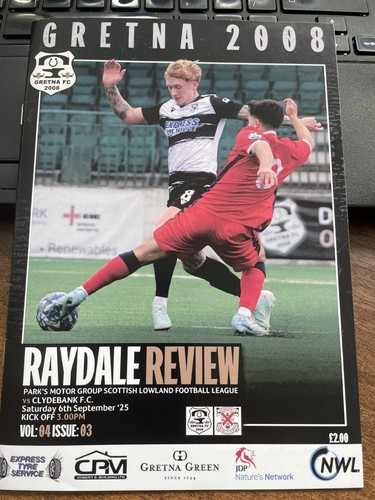 2025 gretna 2008 v - 2025/26, fc