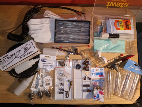 Airbrush painting equipment - airbrush,