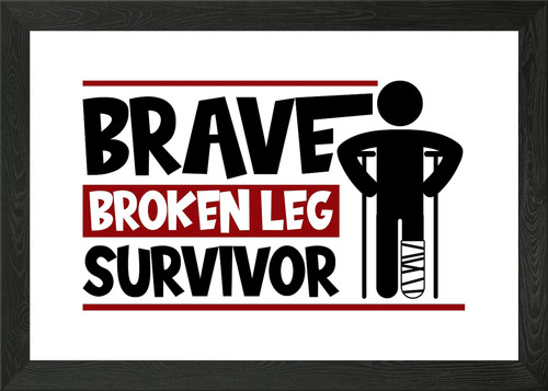 Broken leg framed wall - broken, art