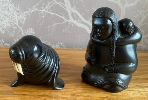 Walrus and mother - and,