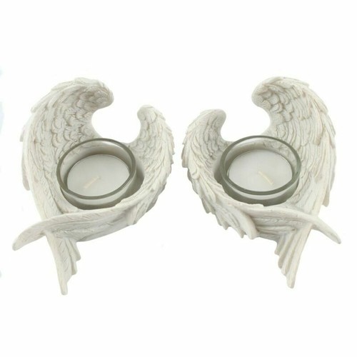 Angel wings tea light candle - angel,