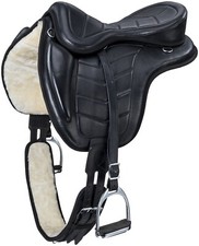 Treeless Leather Endurance Saddle - Pick from Seat Sizes 15", 17" or 19" 