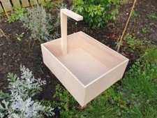 Tortoise reptile table house with ramp holder and mesh lid hide shelter run den 