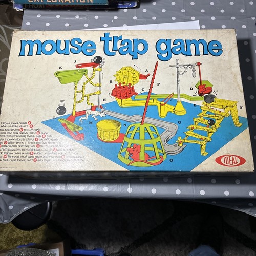 Vintage mouse trap - mouse, board