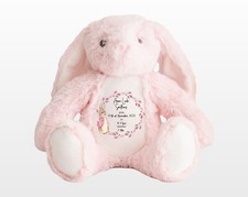 Personalised Pink Rabbit Bunny