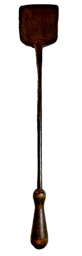 Antique hand forged - forged, wood