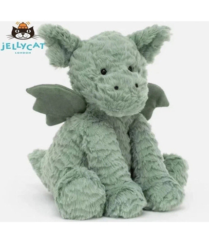 Jellycat green dragon plush - green,