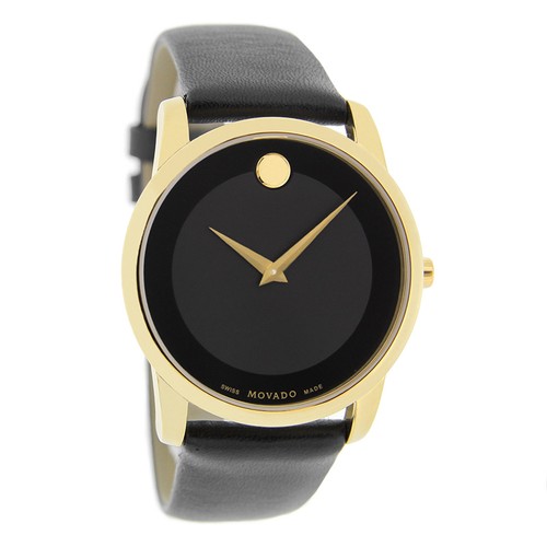 Movado museum men - black, dial
