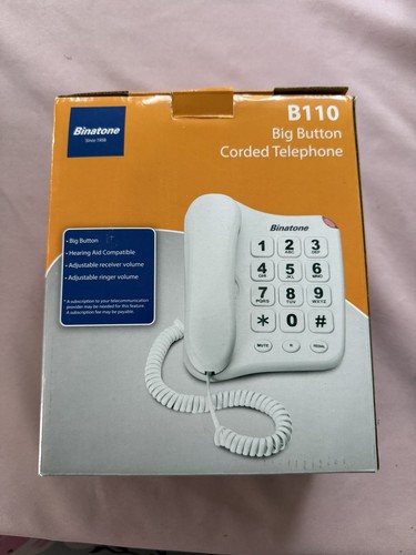 Binatone b110 corded telephone - binatone,